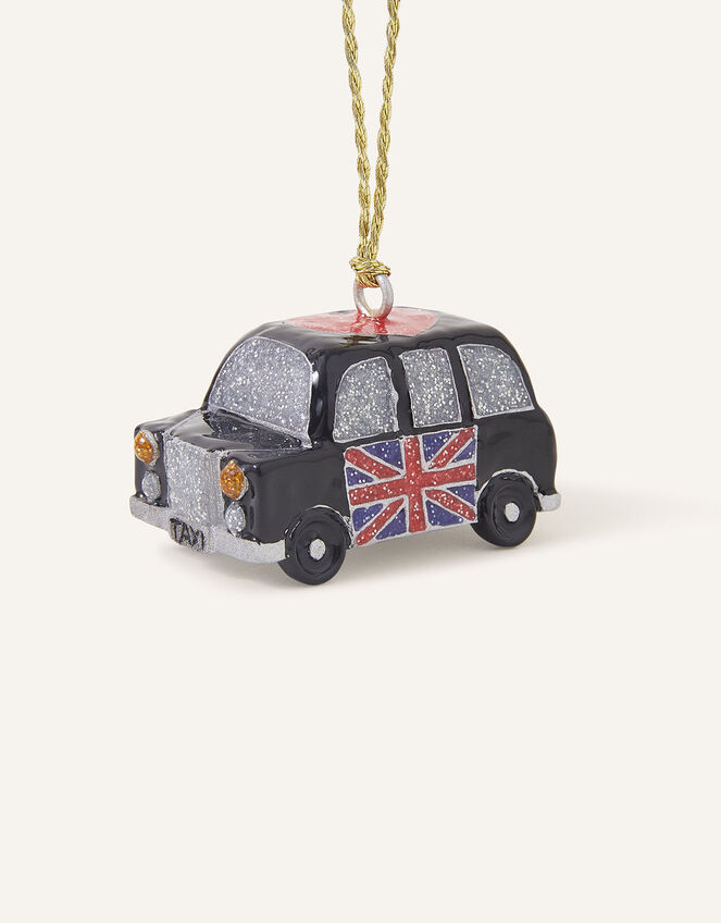 Enamel London Taxi Hanging Decoration, , large