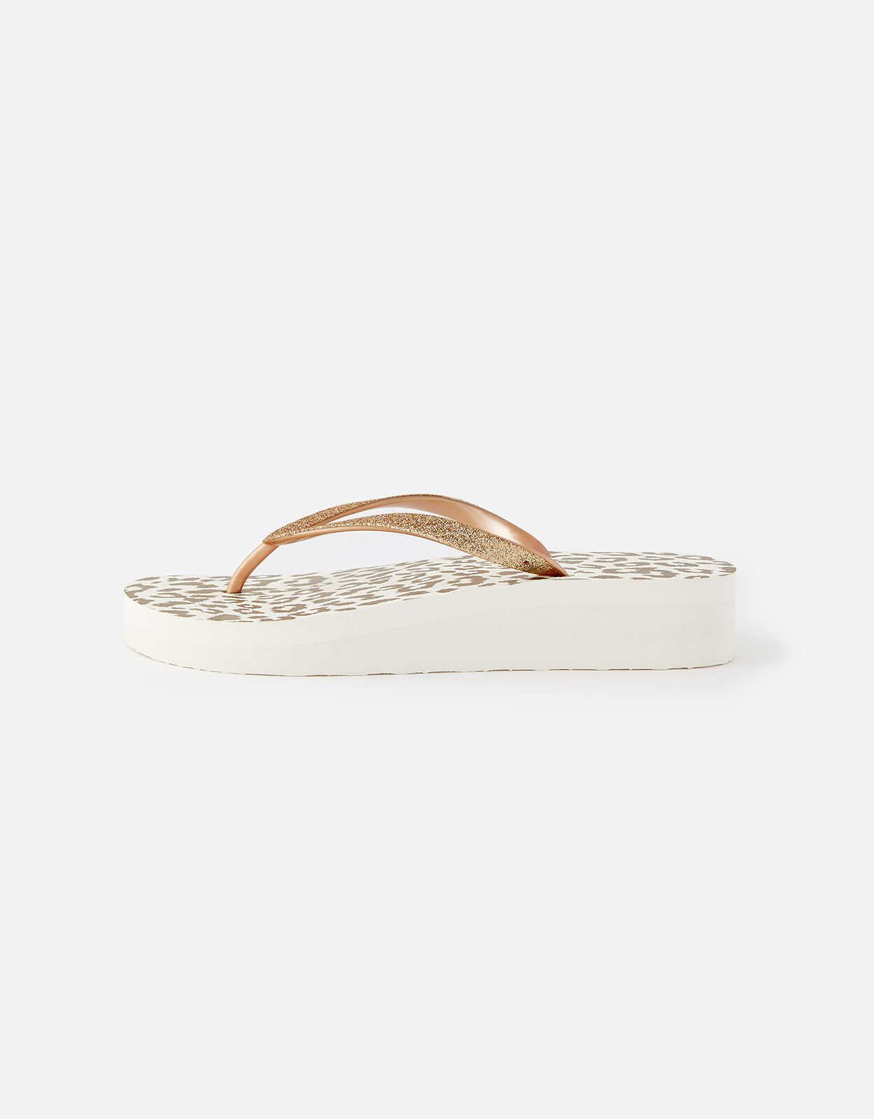 Glitter wedge flip flops on sale