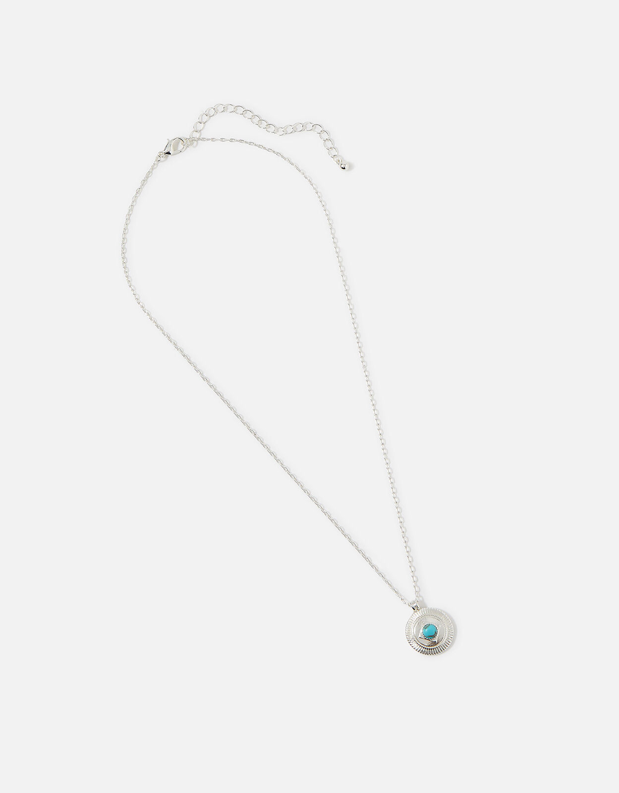 Super Classics Turquoise Coin Pendant 