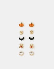 5-Pack Halloween Stud Earrings, , large