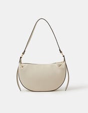 Contrast Trim Shoulder Bag, , large
