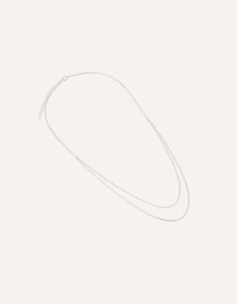Sterling Silver Layered Necklace , , large