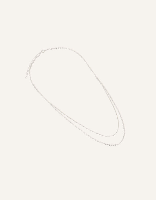 Sterling Silver Layered Necklace , , large