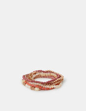 8-Pack Mix Bead Stretch Bracelets, , large