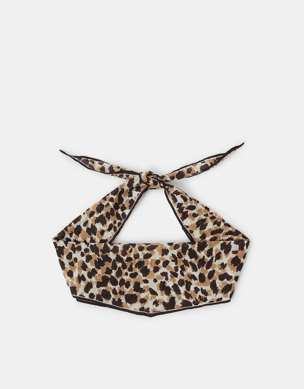 Cheetah Print Neckerchief, , large