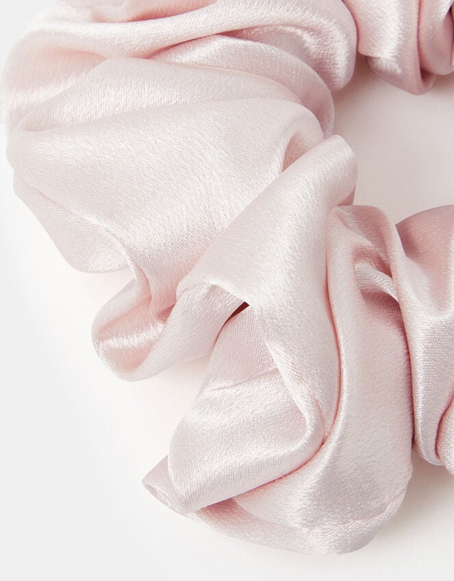Oversized Satin Hair Scrunchie , , large