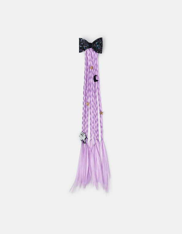 Girls Halloween Fake Hair Clip, , large