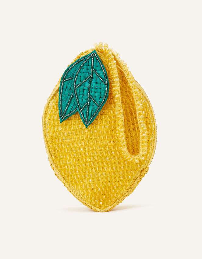 Lemon Fruit Pouch Clutch Bag, , large