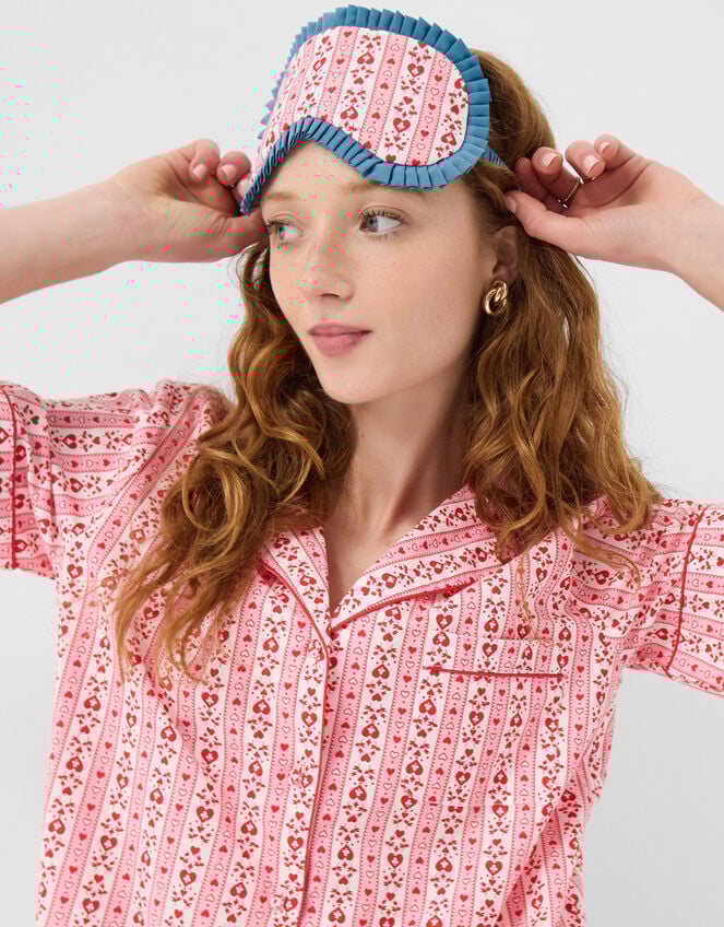 Heart Stripe Eye Mask, , large