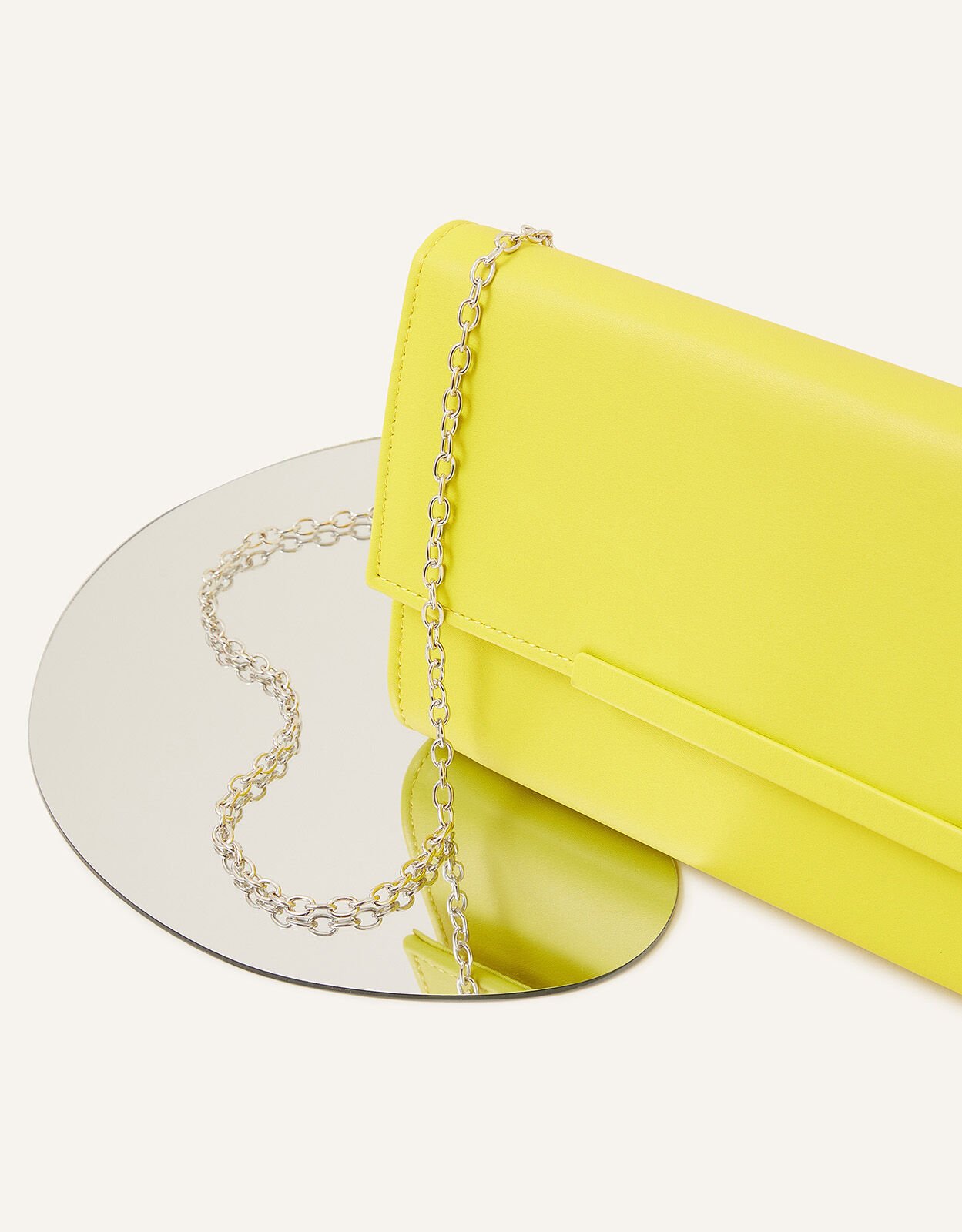 Neon clutch bag zara store