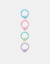 8-Pack Girls Sparkle Butterfly Hair Bands, , large