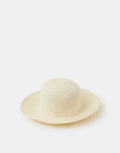 Packable Ribbed Bucket Hat Natural, , large