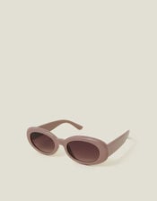 Chunky Oval Sunglasses, , large