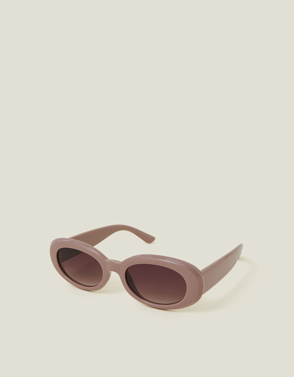 Chunky Oval Sunglasses, , large