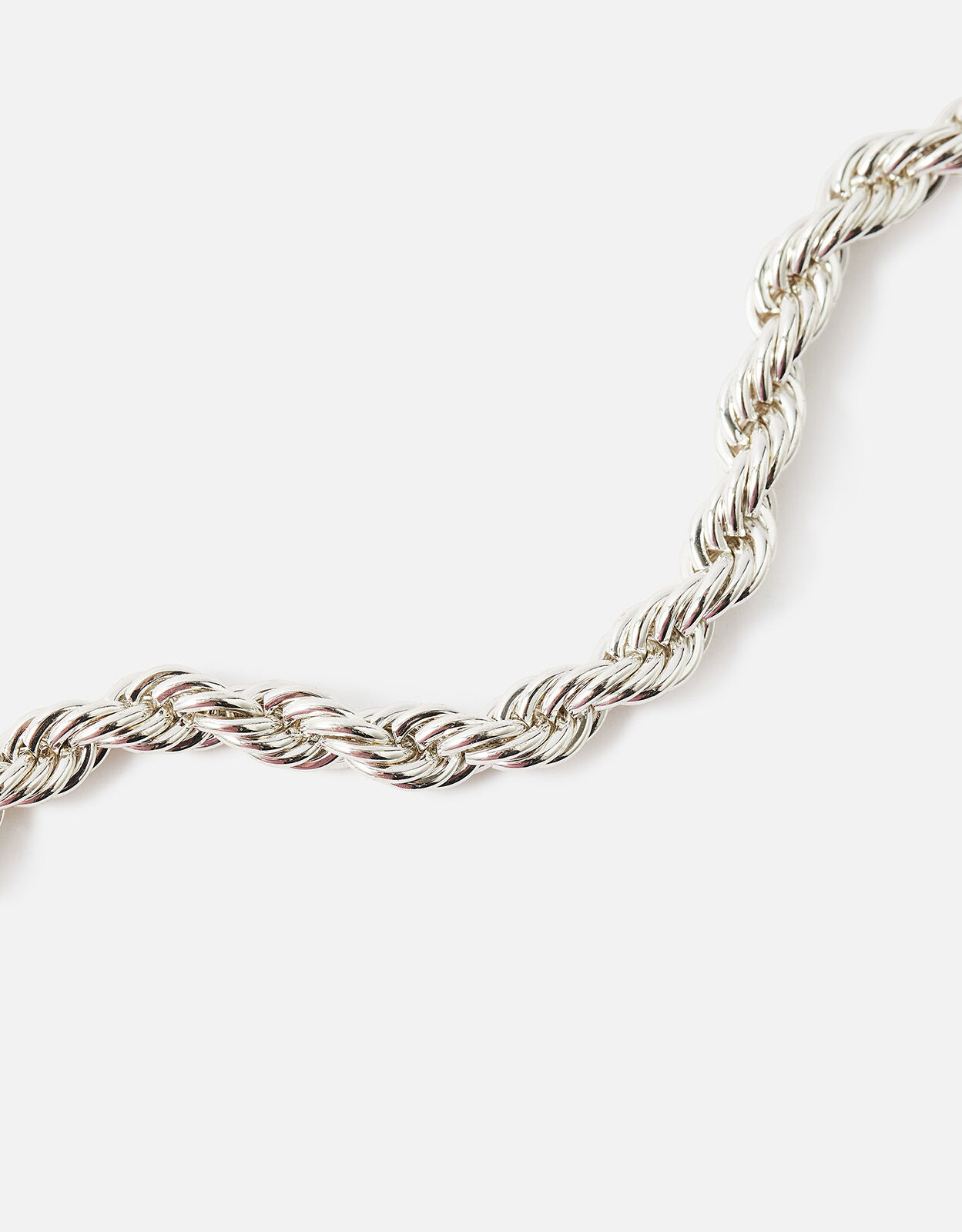 Sterling silver hotsell twisted rope bracelet