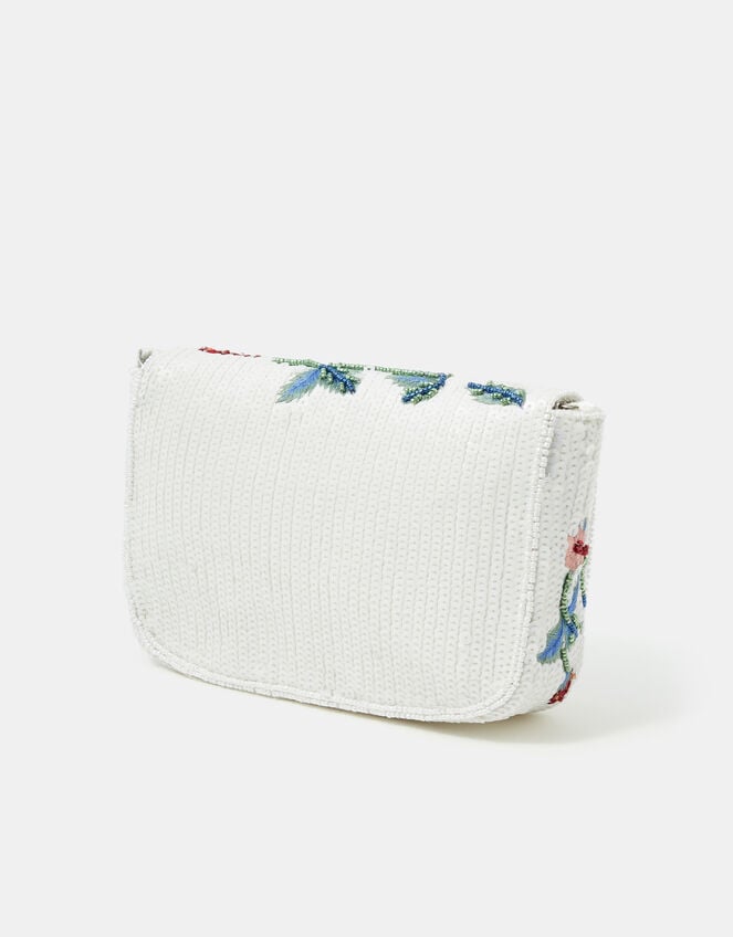 Strawberry Beaded Crossbody Bag, , large