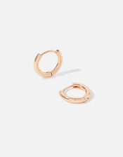 Rose Gold-Plated Chunky Hoops, , large