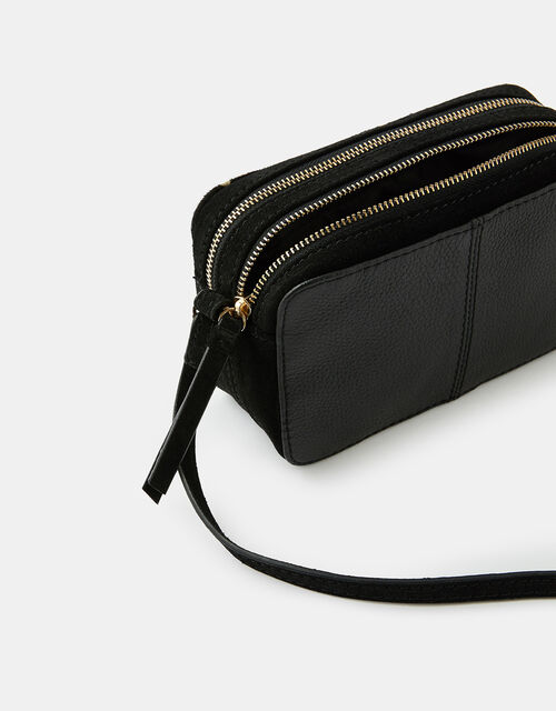 Macy Suede and Leather CrossBody Bag Top handle bags Accessorize UK