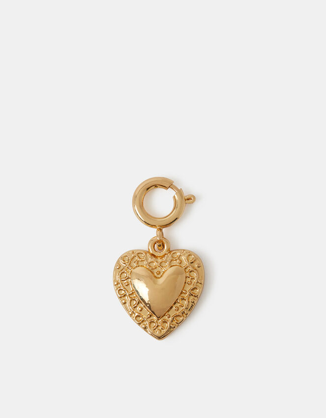 Deco Heart Jewellery Charm, , large