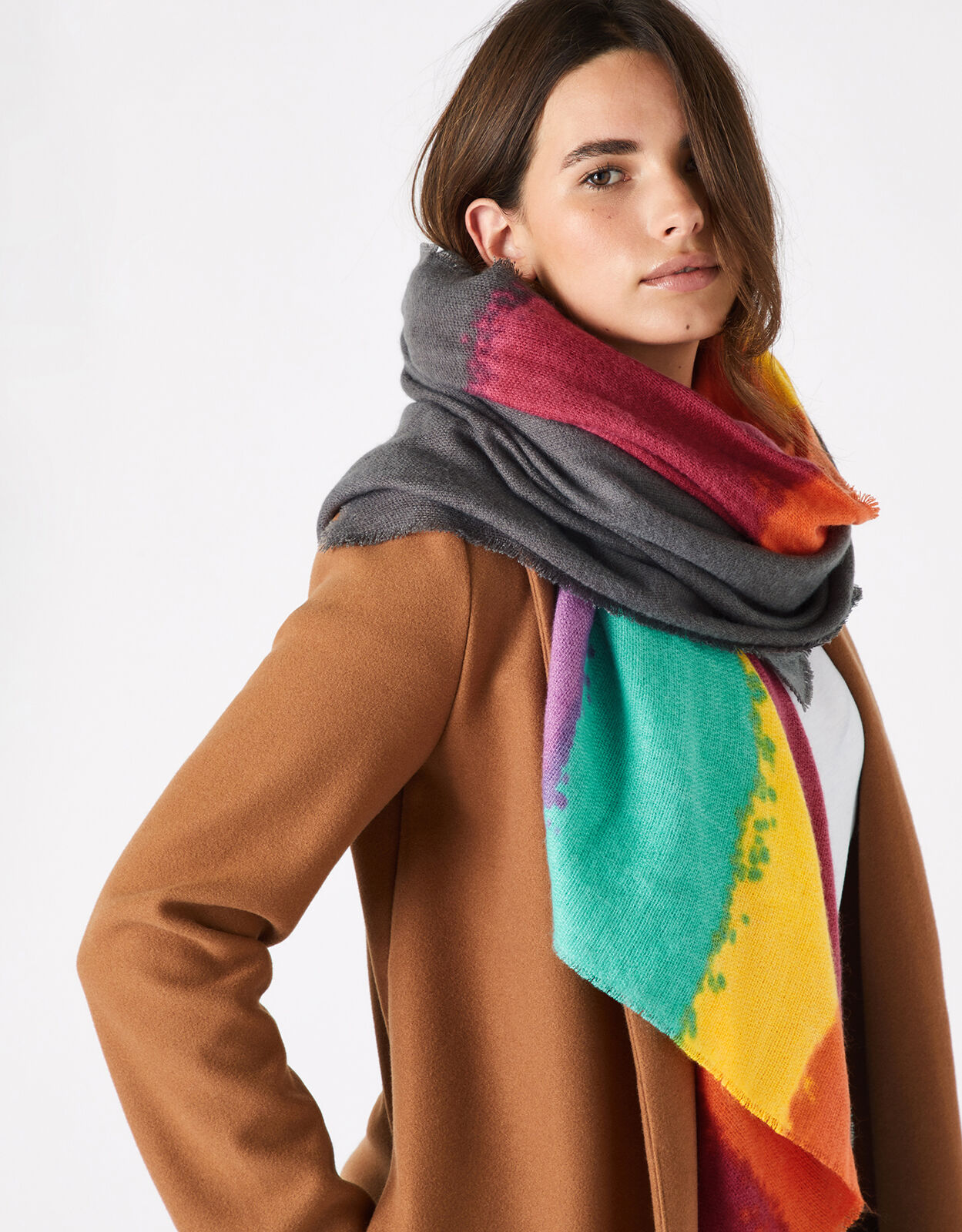 Rainbow shop scarf accessorize