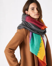 Rainbow Blanket Scarf, , large