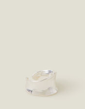 Sterling Silver-Plated Ear Cuff, , large