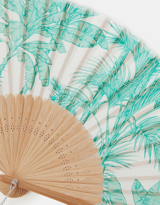 Palm Print Foldable Fan, , large