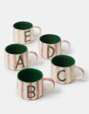 Initial Stripe Mug, Multi (BRIGHTS MULTI), large