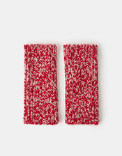 Chunky Two Tone Wrist Warmers, , large
