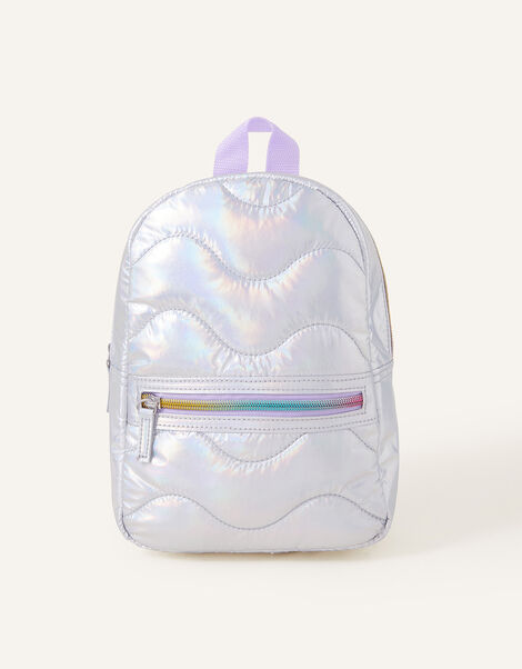 Girls Iridescent Backpack, , large