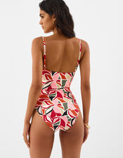 Abstract Cut Out Swimsuit, Multi (MULTI), large