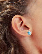 Girls Christmas Stick-On Earrings, , large