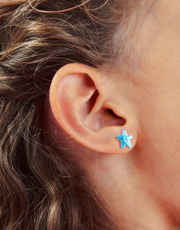 Girls Christmas Stick-On Earrings, , large