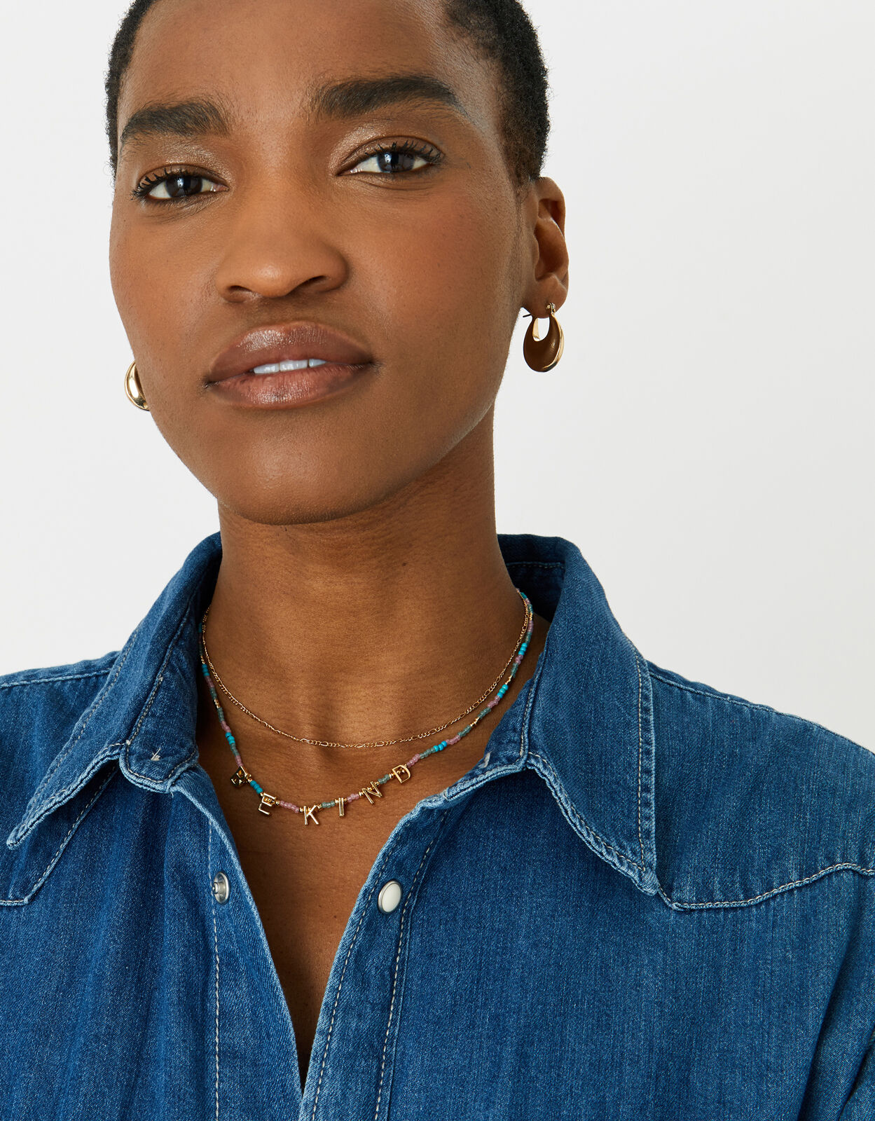 Layered store necklace accessorize