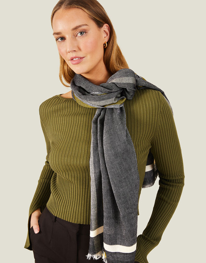 Check Scarf, , large