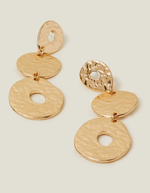 Triple Circle Hoop Earrings, , large