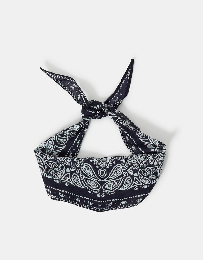 Bandana Neckerchief Scarf, Blue (BLUE), large