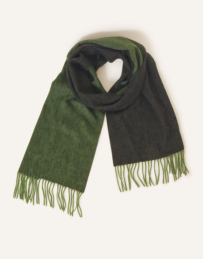 Luxury Wool Scarf, Green (GREEN), large