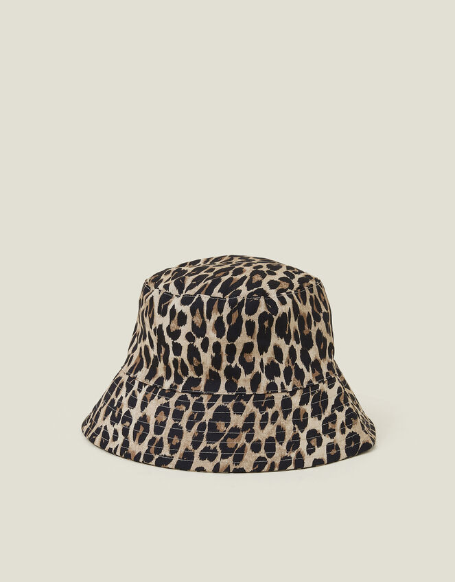 Leopard Print Bucket Hat, , large