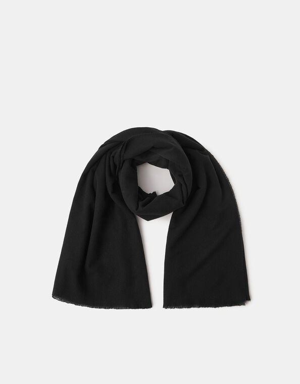 Grace Super-Soft Blanket Scarf, Black (BLACK), large