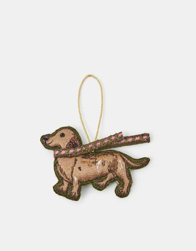 Sausage Dog Christmas Tree Decoration, , large