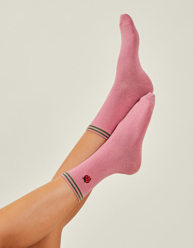 Strawberry Varsity Socks, , large
