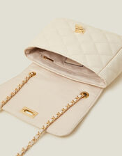 Quilted Cross-Body Bag, Cream (CREAM), large