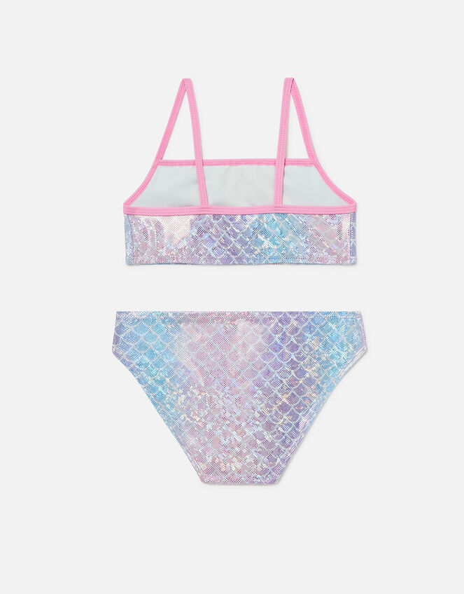 Girls Mermaid Bikini Set, Multi (PASTEL-MULTI), large