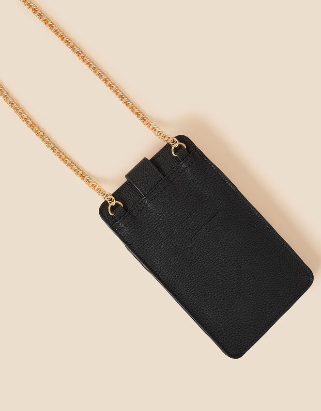 Chain Phone Bag, Black (BLACK), large