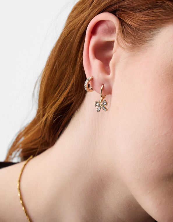 5-Pack Bow Stud & Hoop Earrings, , large