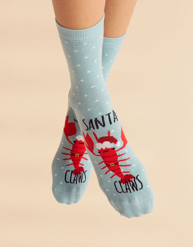 Santa Claws Socks, , large