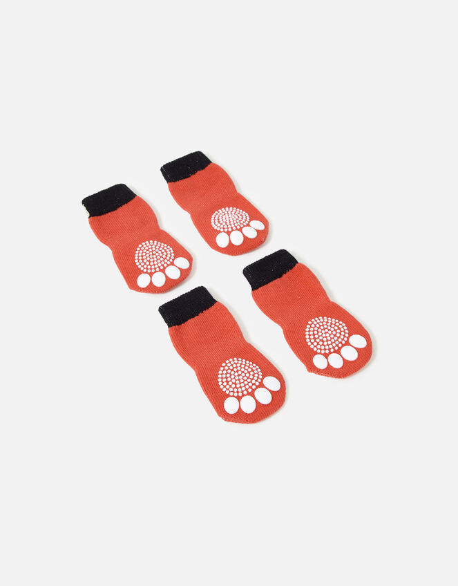 Santa Dog Booties, Red (RED), large