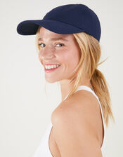 Twill Baseball Cap, Blue (NAVY), large
