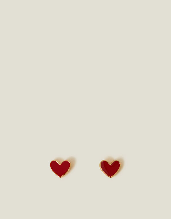 Heart Stud Earrings, , large